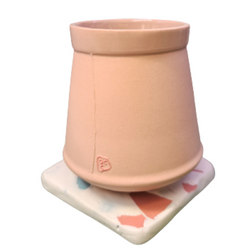 Orla Culligan Ceramics Beaker With Terrazzo Stand
