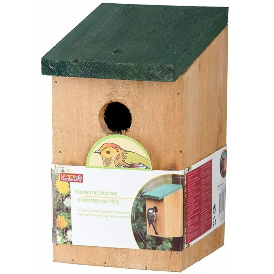 Bird Nest Box for Small Birds, Three Bird Food Boxes House Brood Nest for  Garden Interior Decoration Outdoors : : Pet Supplies